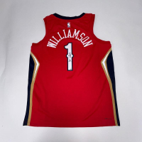 Zion Williamson Signed Pelicans Jordan Authentic Jersey (Fanatics) at PristineAuction.com
