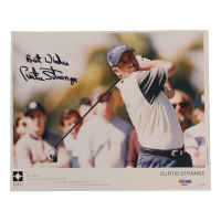 Curtis Strange Signed 8x10 Photo Inscribed "Best Wishes" (PSA) at PristineAuction.com