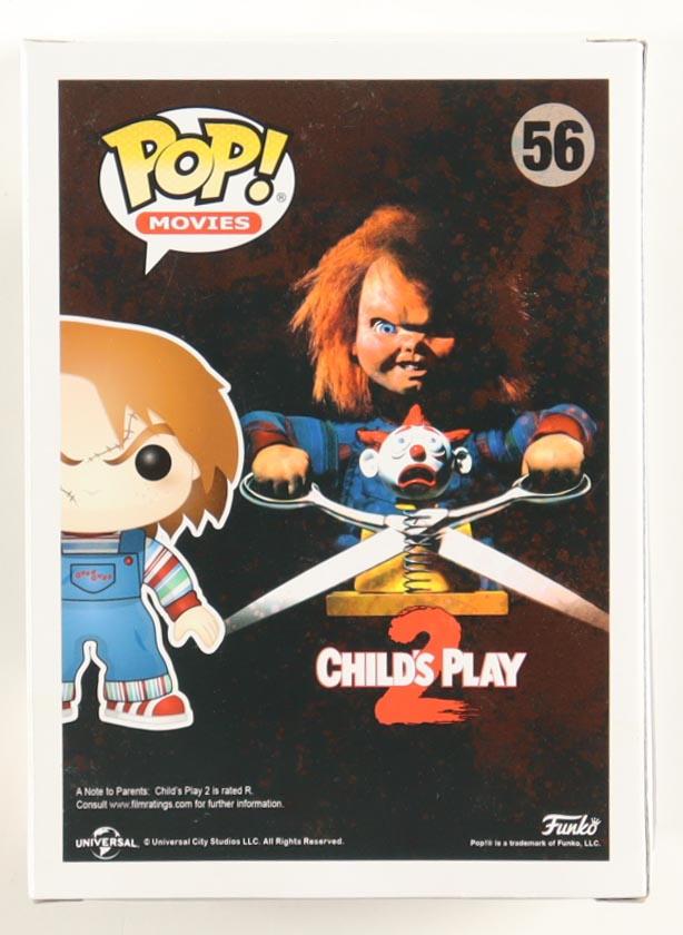 Alex Vincent Signed "Child's Play 2" #56 Chucky Funko Pop! Inscribed "Andy" (PA) at PristineAuction.com Alex Vincent Signed "Child's Play 2" #56 Chucky Funko Pop! Inscribed "Andy" (PA) at PristineAuction.com