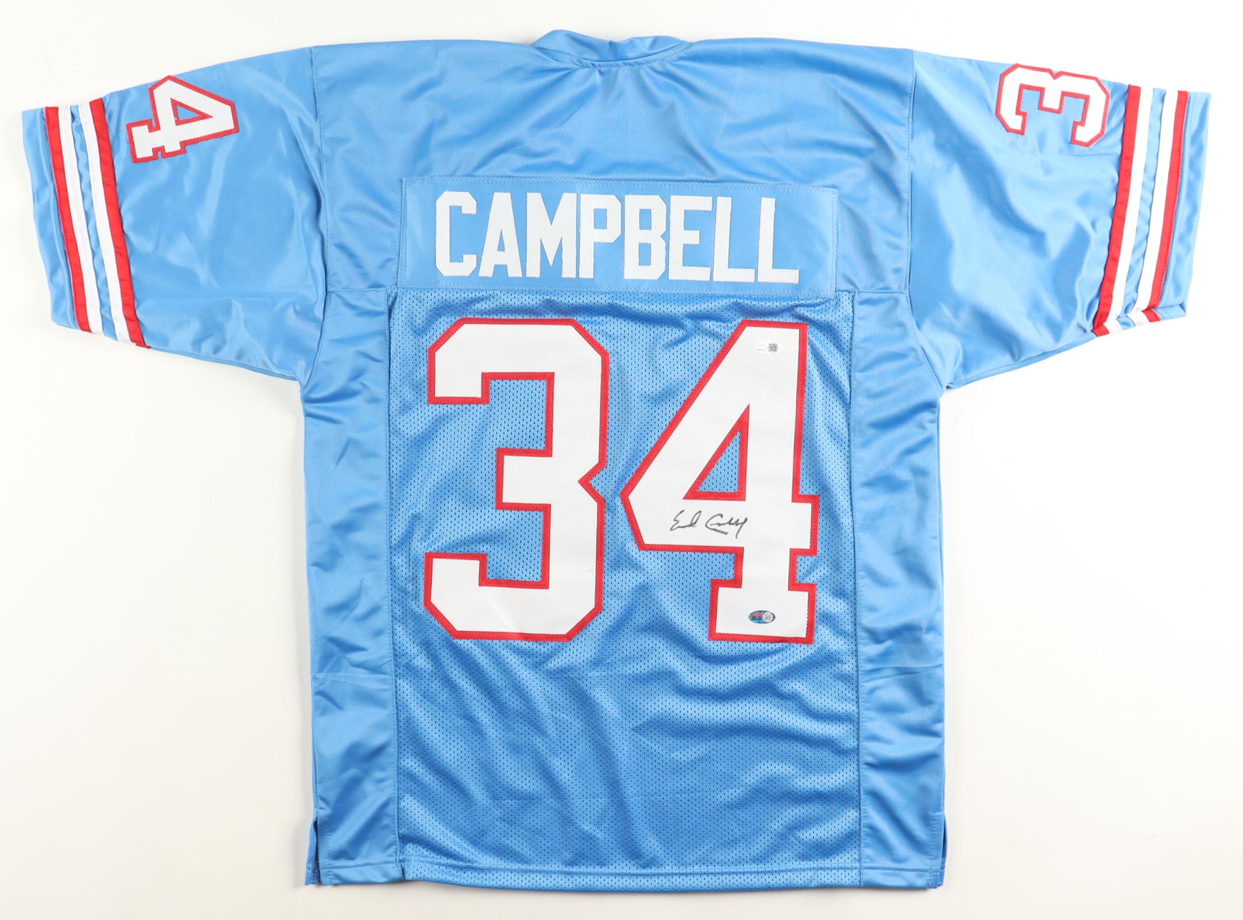 Earl Campbell Signed Jersey (JSA) at PristineAuction.com Earl Campbell Signed Jersey (JSA) at PristineAuction.com