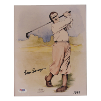 Gene Sarazen Signed 8x10 Art Print (PSA) at PristineAuction.com