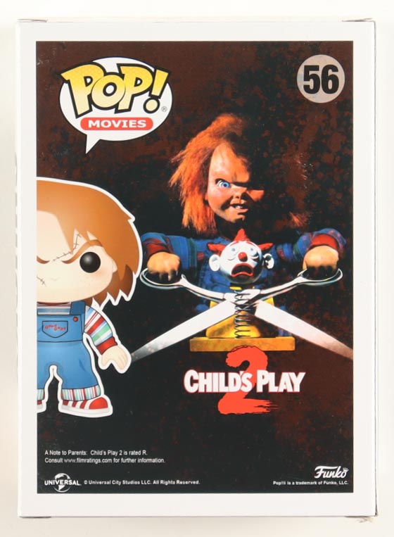 Alex Vincent Signed "Child's Play 2" #56 Chucky Funko Pop! Inscribed "Andy" (PA) at PristineAuction.com Alex Vincent Signed "Child's Play 2" #56 Chucky Funko Pop! Inscribed "Andy" (PA) at PristineAuction.com