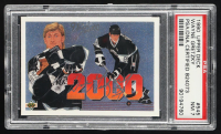 Wayne Gretzky Signed 1990-91 Upper Deck #545 / 2000th point (PSA 7) at PristineAuction.com
