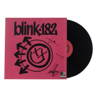 Travis Barker, Mark Hoppus, & Tom DeLonge Signed Blink-182 "One More Time" Vinyl Record Album (Beckett) at PristineAuction.com