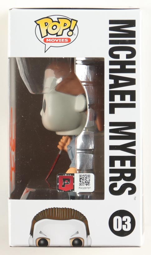 Nick Castle Signed "Halloween" #03 Michael Myers Funko Pop! Inscribed "The Shape" (PA) at PristineAuction.com Nick Castle Signed "Halloween" #03 Michael Myers Funko Pop! Inscribed "The Shape" (PA) at PristineAuction.com