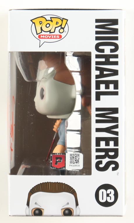 Nick Castle Signed "Halloween" #03 Michael Myers Funko Pop! Inscribed "The Shape" (PA) at PristineAuction.com Nick Castle Signed "Halloween" #03 Michael Myers Funko Pop! Inscribed "The Shape" (PA) at PristineAuction.com