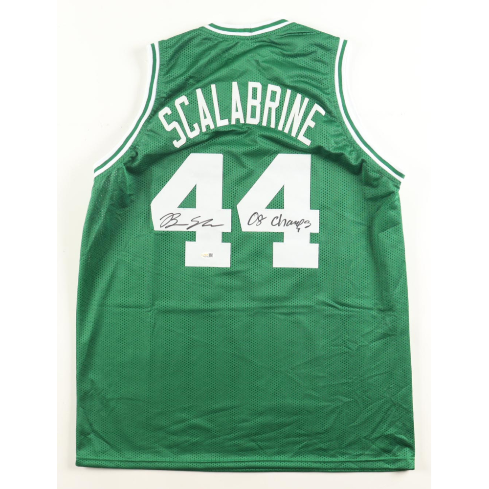 Brian Scalabrine Signed Jersey Inscribed "08 Champs" (JSA) at PristineAuction.com