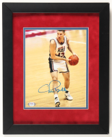 Chris Mullin Signed Team USA Custom Framed Photo Display (PSA) at PristineAuction.com