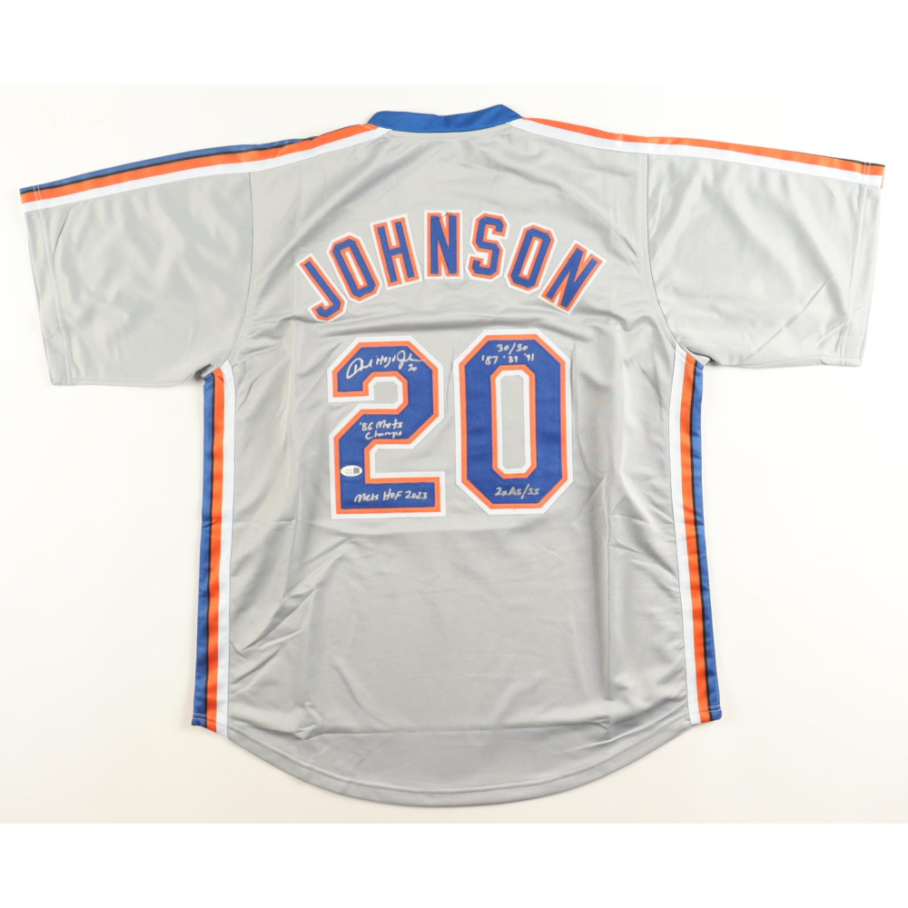 Howard Johnson Signed Jersey With Multiple Inscriptions (JSA) at PristineAuction.com