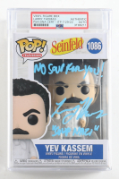 Larry Thomas Signed "Seinfeld" #1086 Yev Kassem Funko Pop! Vinyl Figure Inscribed "'Soup Nazi'" & "No Soup For You!" (PSA) at PristineAuction.com
