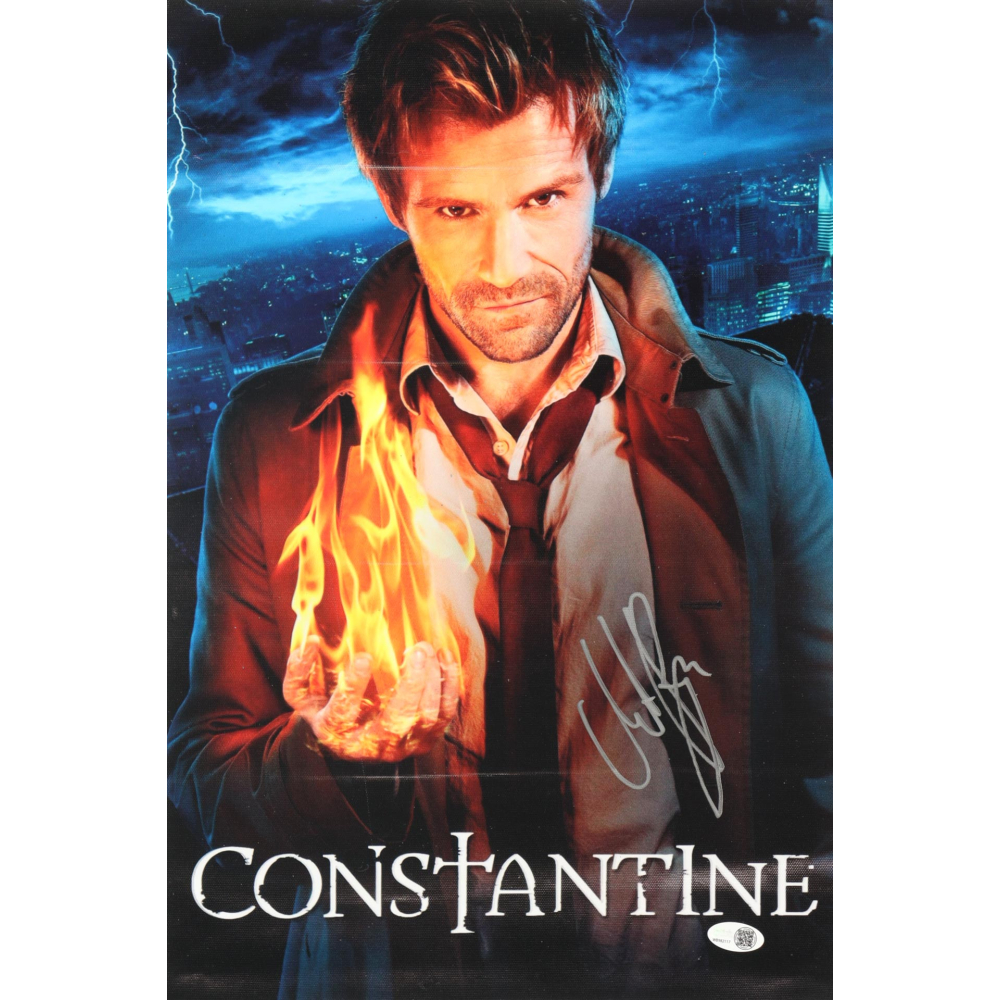 Matt Ryan Signed "Constantine" 12x18 Canvas Poster (JSA) at PristineAuction.com