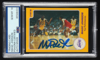 Magic Johnson Signed 1986 Star Magic Johnson #8 / Top Performance (PSA | Autograph Grade 10) at PristineAuction.com
