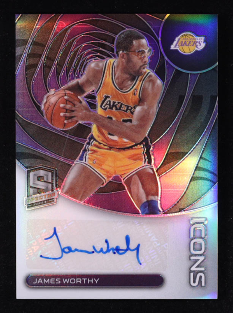 James Worthy 2022-23 Panini Spectra Icons Autographs #28 #92/99