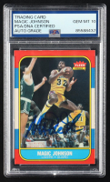 Magic Johnson Signed 1986 Fleer #53 (PSA | Autograph Graded 10) at PristineAuction.com