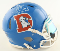 Terrell Davis Signed Broncos Full-Size Authentic On-Field Throwback Alternate Speed Helmet with Visor (Radtke) at PristineAuction.com