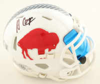 Amari Cooper Signed Bills Salute to Service Alternate Speed Mini Helmet with Visor (Beckett) at PristineAuction.com