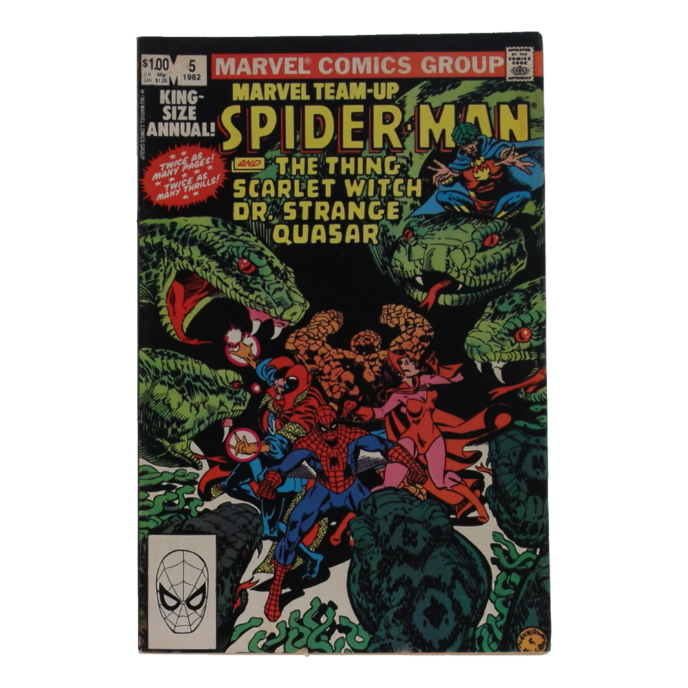 1982 "Marvel Team-Up" Issue #5 Marvel Comic Book at PristineAuction.com