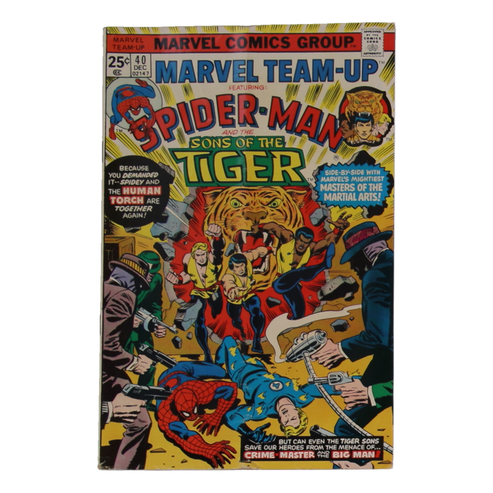 1975 "Marvel Team-Up" Issue #40 Marvel Comic Book at PristineAuction.com