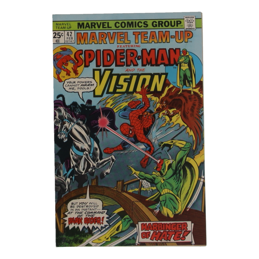 1976 "Marvel Team-Up" Issue #42 Marvel Comic Book at PristineAuction.com