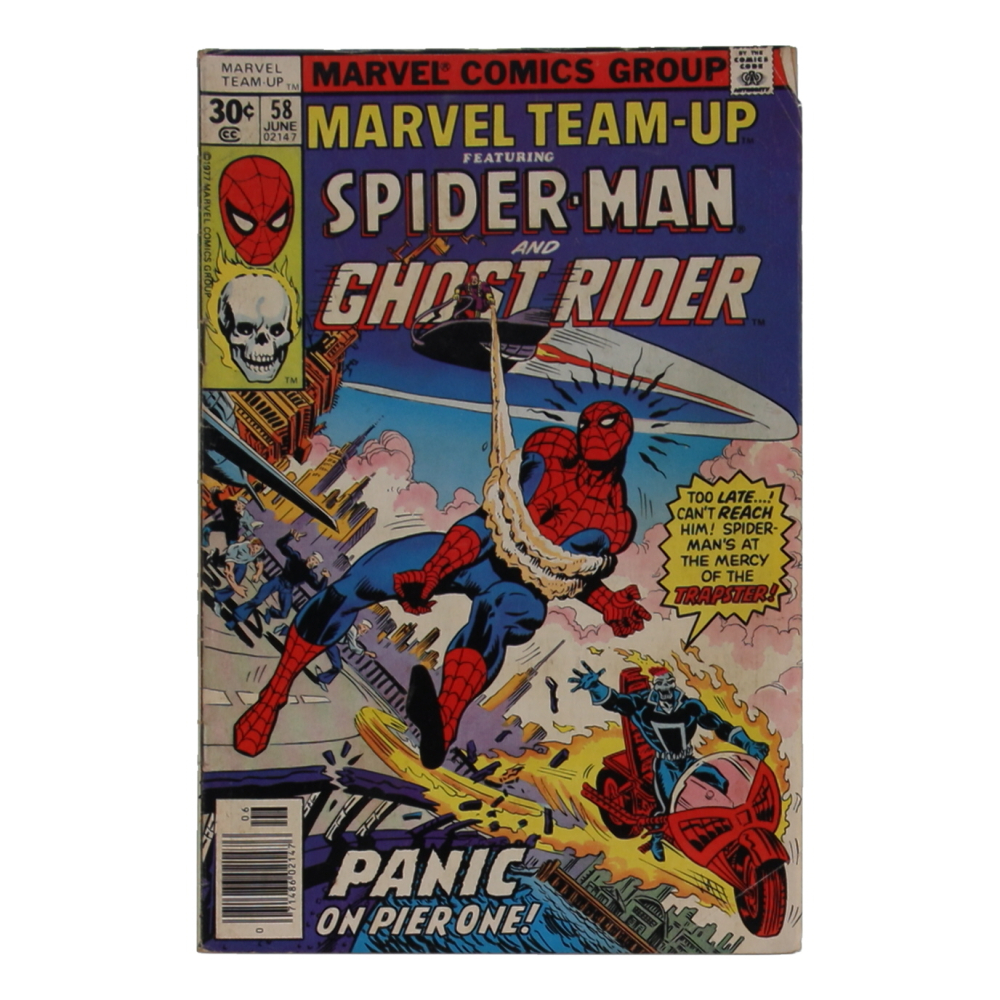 1977 "Marvel Team-Up" Issue #58 Marvel Comic Book at PristineAuction.com