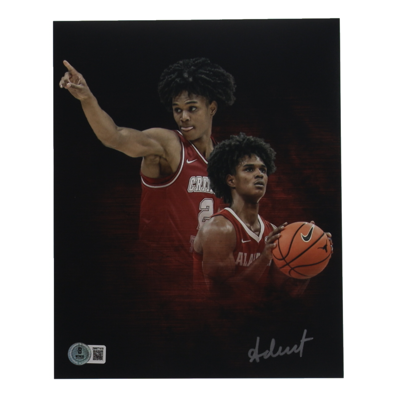 Aden Holloway Signed Alabama Crimson Tide 8x10 Photo (Beckett) at PristineAuction.com Aden Holloway Signed Alabama Crimson Tide 8x10 Photo (Beckett) at PristineAuction.com