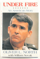 Oliver North Signed "Under Fire" Hardcover Book (JSA) at PristineAuction.com
