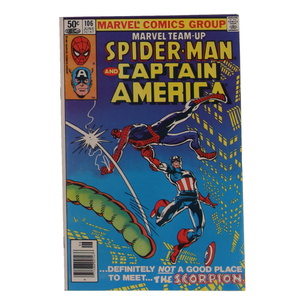 1981 "Marvel Team-Up" Issue #106 Marvel Comic Book at PristineAuction.com
