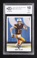 Josh Allen 2018 Leaf Rookie Star #08 RC (BCCG 10) at PristineAuction.com