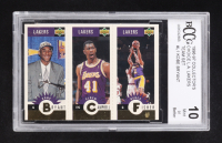 Kobe Bryant/Elden Campbell/Derek Fisher 1996-97 Upper Deck Collector's Choice L.A. Lakers Team Set #L1 RC (BCCG 10) at PristineAuction.com