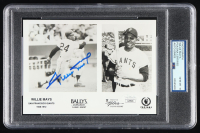 Willie Mays Signed 5x7 Photo (PSA & JSA | Auto Grade PSA 10) at PristineAuction.com