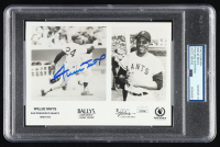 Willie Mays Signed 5x7 Photo (PSA & JSA | Auto Grade PSA 10) at PristineAuction.com