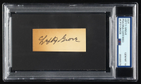 Lefty Grove Signed Cut (PSA | Autograph Grade 10) at PristineAuction.com