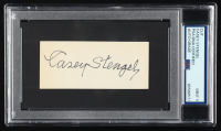 Casey Stengel Signed Cut (PSA | Autograph Grade 9) at PristineAuction.com