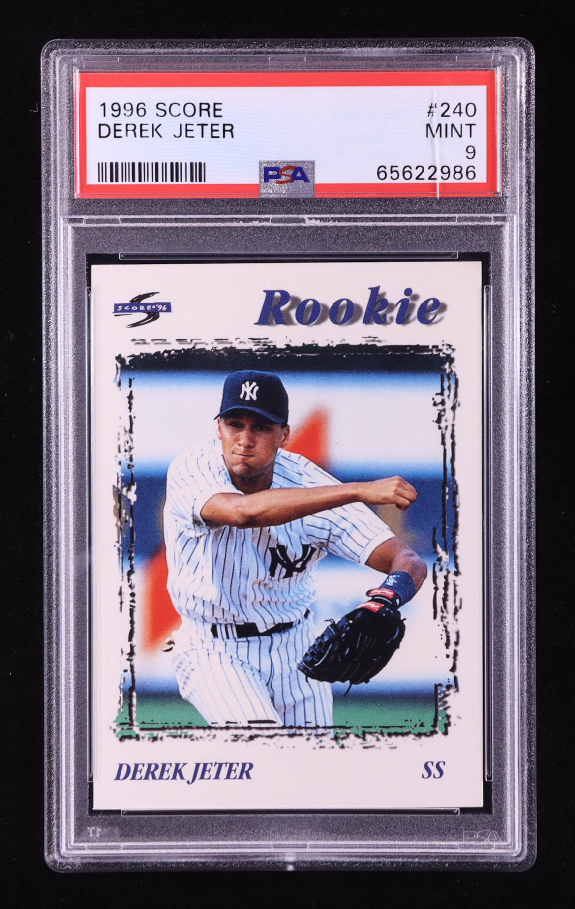 Derek Jeter 1996 Score #240 RC (PSA 9) | Pristine Auction