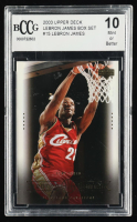 Lebron James 2003 Upper Deck Box Set #15 RC (BCCG 10) at PristineAuction.com