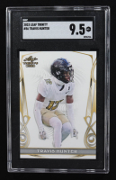 Travis Hunter 2023 Leaf Trinity Mega Box #56 RC (SGC 9.5) at PristineAuction.com