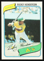 Rickey Henderson 1980 Topps #482 RC at PristineAuction.com
