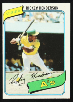 Rickey Henderson 1980 Topps #482 RC at PristineAuction.com