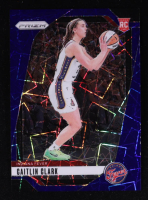 Caitlin Clark 2024 Panini Prizm WNBA Prizms Blue Velocity #22 RC at PristineAuction.com