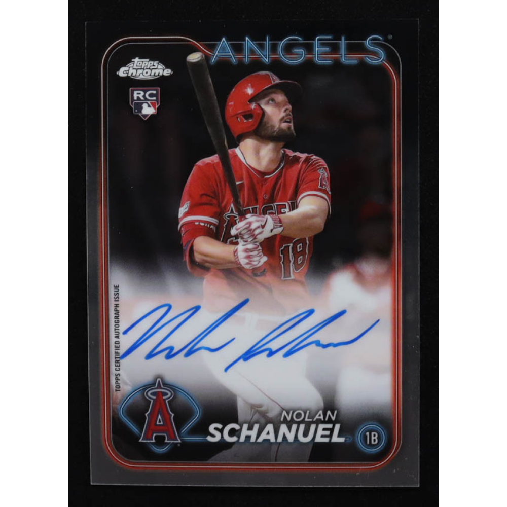Nolan Schanuel 2024 Topps Chrome Rookie Autographs #RANS RC at PristineAuction.com