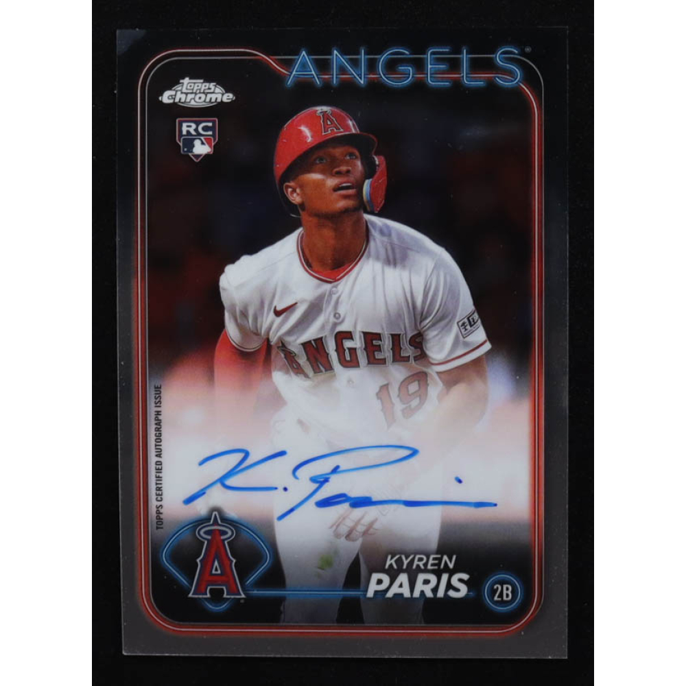 Kyren Paris 2024 Topps Chrome Rookie Autographs #RAKP RC at PristineAuction.com