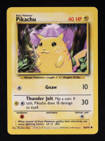 Pikachu Pokemon 1999 Base Unlimited #58 at PristineAuction.com