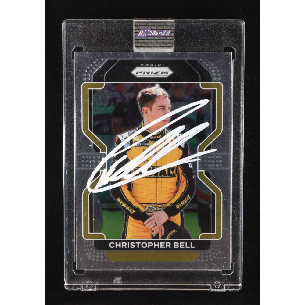 Christopher Bell Signed 2022 Panini Prizm #43 (PA) at PristineAuction.com