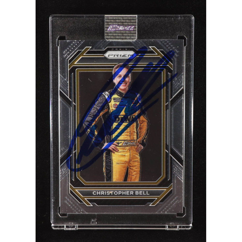Christopher Bell Signed 2023 Panini Prizm #35 (PA) at PristineAuction.com