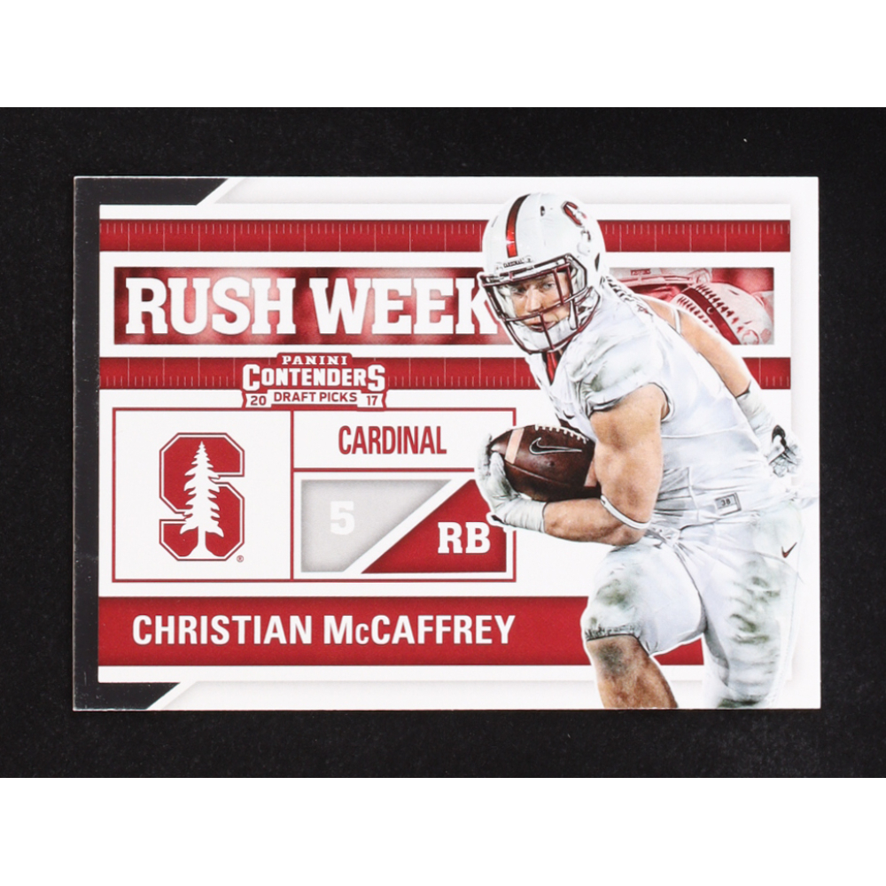 Christian McCaffrey 2017 Contenders Draft Picks Rush Week #3 RC at PristineAuction.com