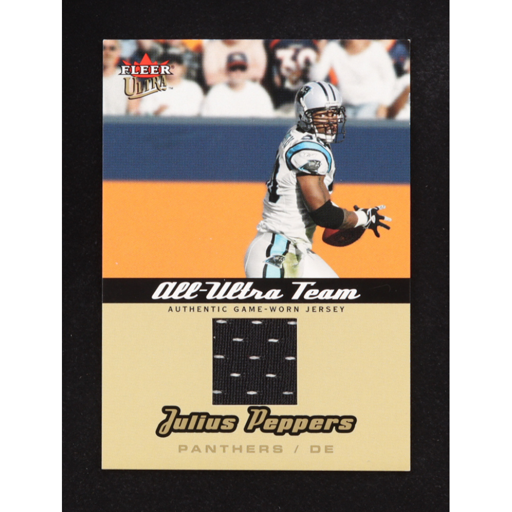 Julius Peppers 2005 Ultra All-Ultra Team Jerseys Gold #JP at PristineAuction.com