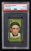 Beals Becker 1911 T205 Gold Border #15 (PSA 2) at PristineAuction.com