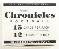 2020 Panini Chronicles Football Box with (12) Cello Packs at PristineAuction.com