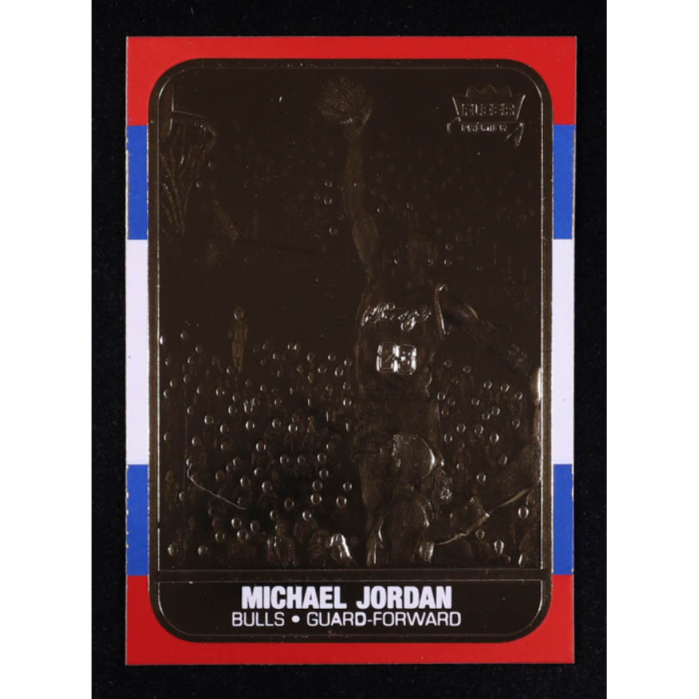 Michael Jordan 1997 Fleer Premier 23KT Gold Card at PristineAuction.com