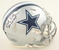 Bob Lilly Signed Cowboys Mini Speed Helmet Inscribed "Mr. Cowboy" (Beckett) at PristineAuction.com